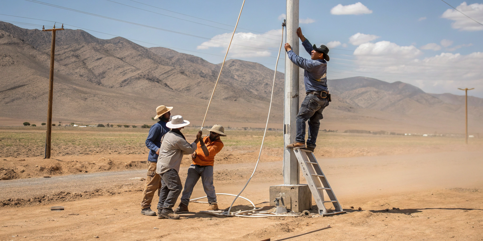 where to use aluminum poles