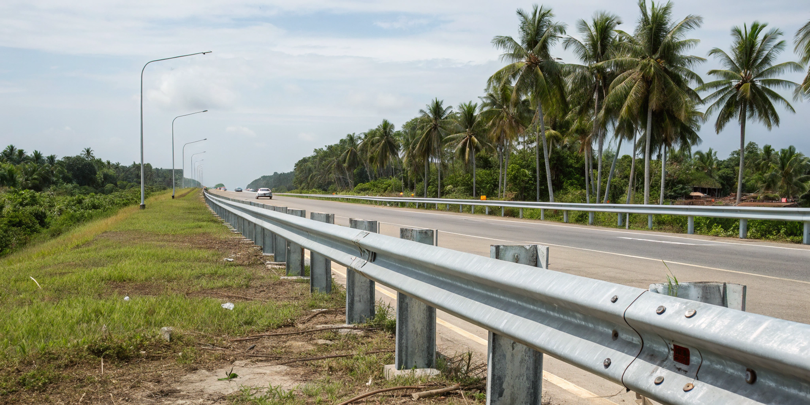 corrosion-resistant poles for highways
